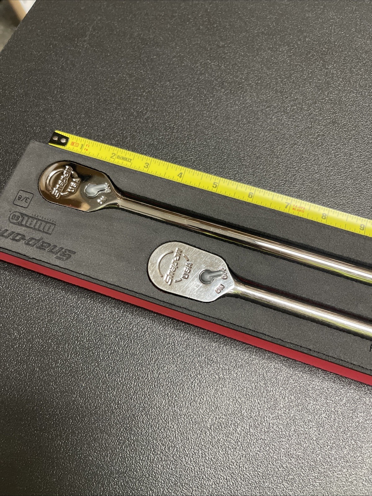 Snap-on 204RT01FR 3/8″ Drive Ratchet Set Pro-fi Red FK80 F80 FL80 FLL80