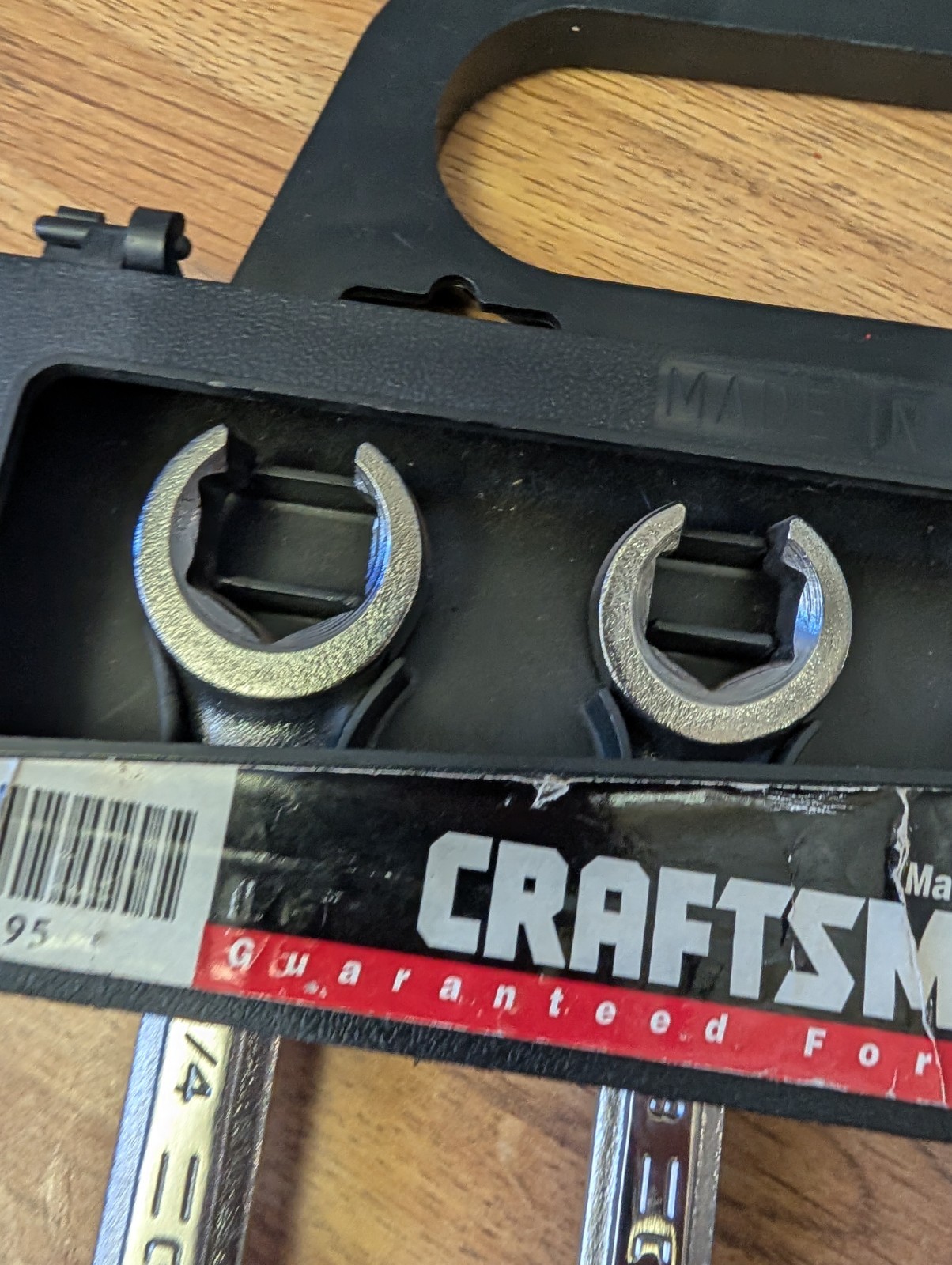 VINTAGE CRAFTSMAN 44195 4pc SAE FLARE NUT LINE WRENCH SET with CASE – VGC USA
