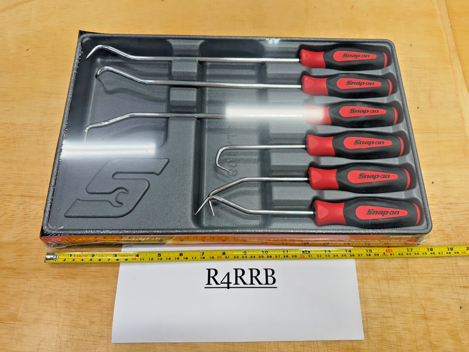 Snap-on Tools USA RED 6PC Soft Grip Radiator Hose Pick Set SGRHT6BR NEW SEALED
