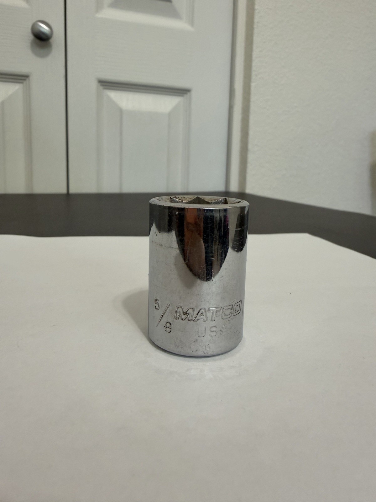 Matco 3/8 Dr 5/8in B208 Double Square Socket 8pt USA