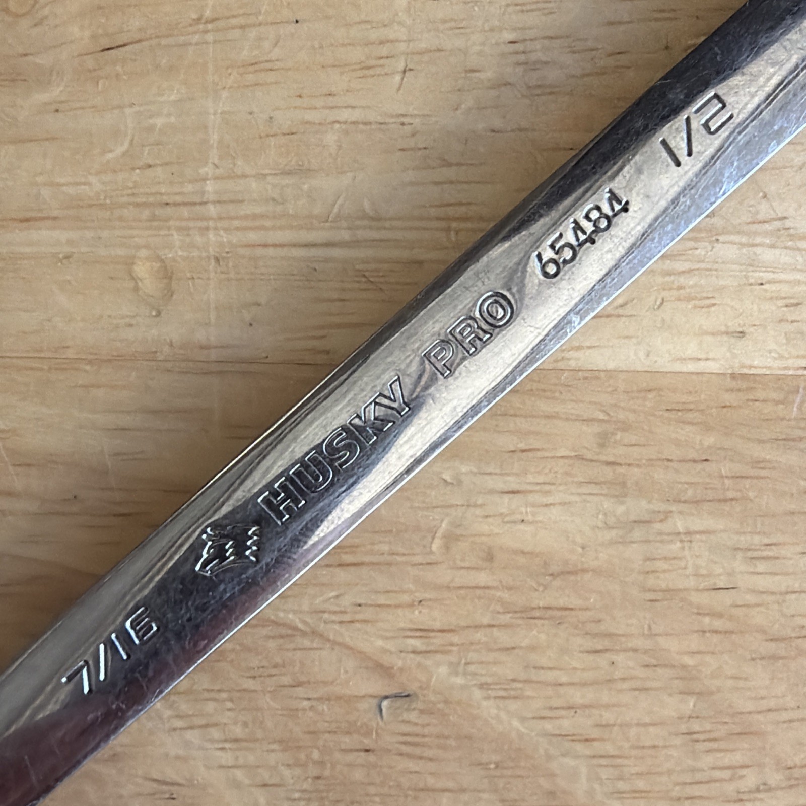 Husky Pro Tools 7/16″ x 1/2″ Ratcheting Double Box End Wrench 12 Point 65484