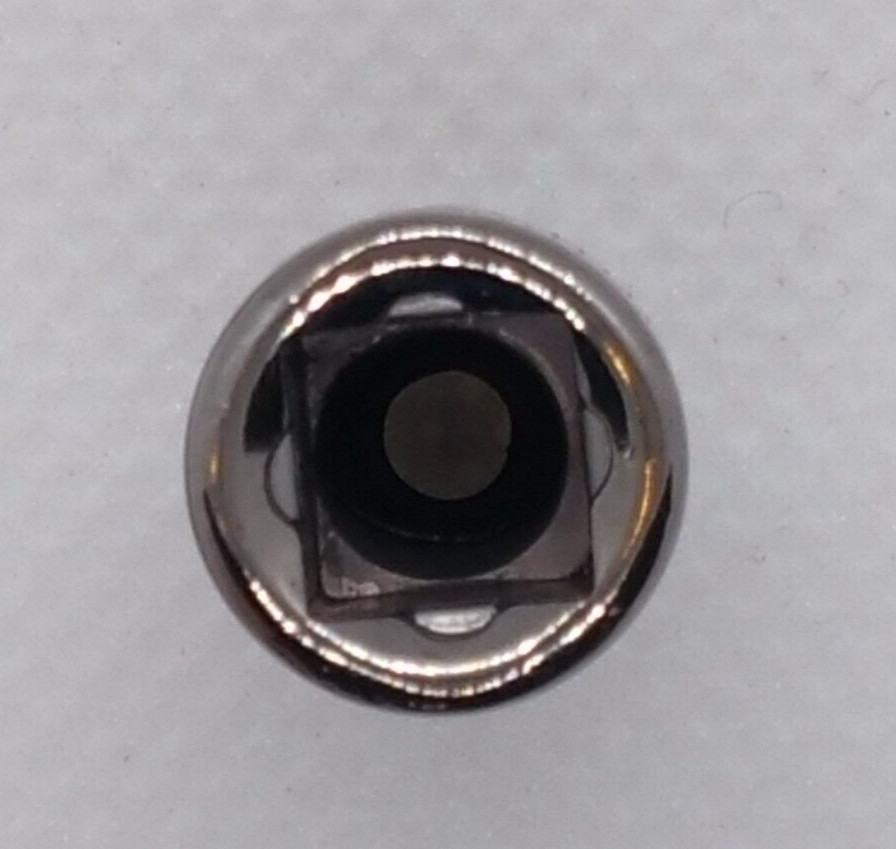Vintage Craftsman 1/4″ Drive 4MM 6 Point Shallow Socket Metric G2 43505 USA NOS