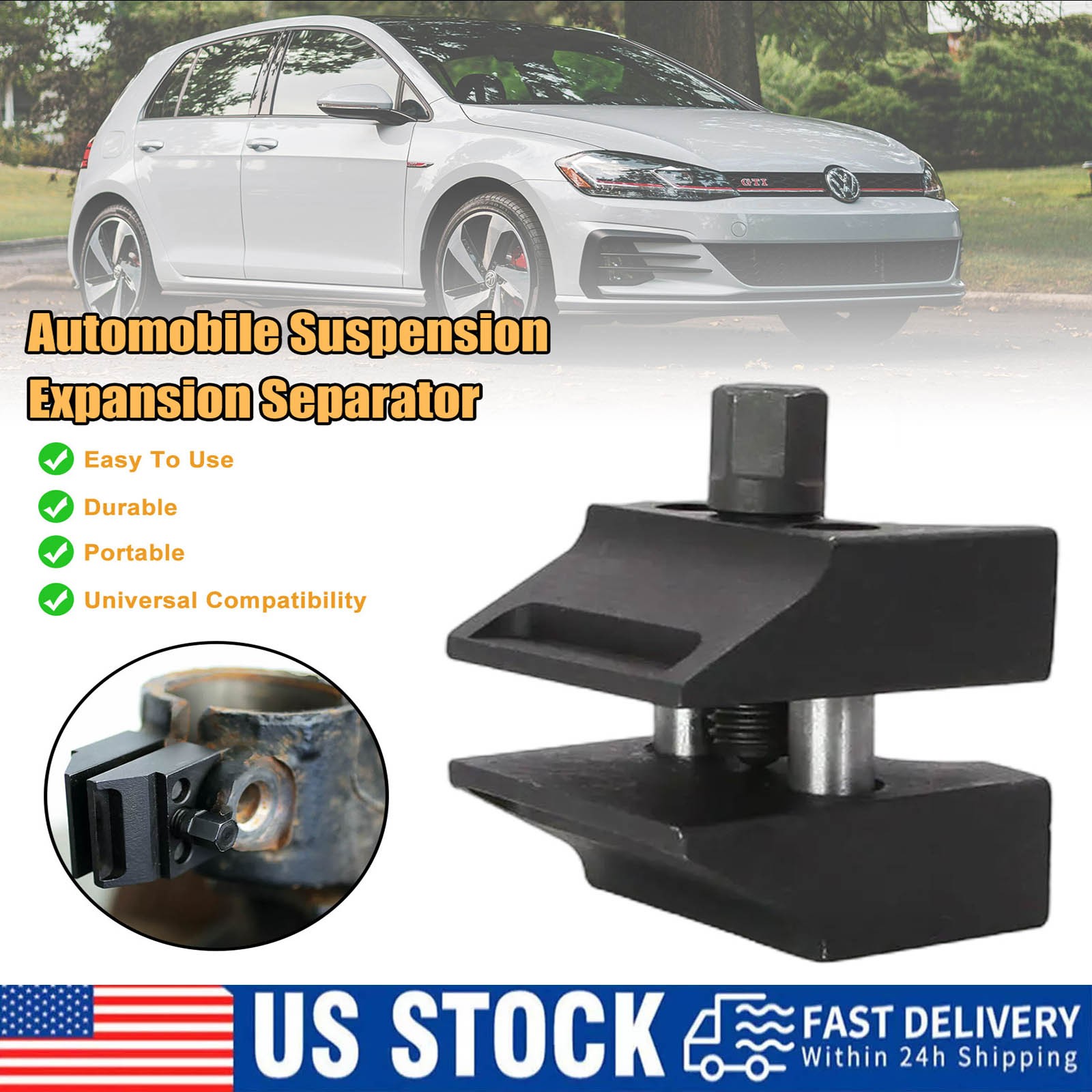 Car Suspension Strut Splitter Wheel Hub Steering Knuckle Expander Spreader Tool
