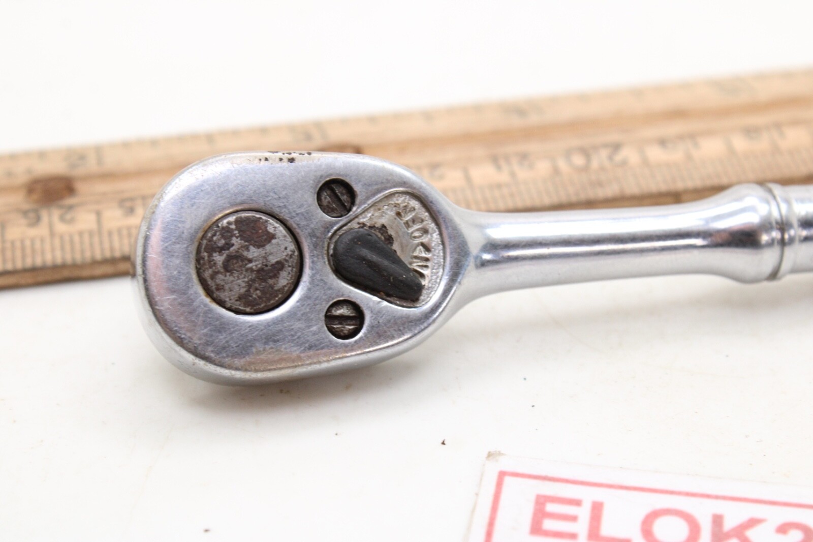 Snap-on Tools TM70B 1/4” Drive Ratchet 4-1/4” Length Chrome USA