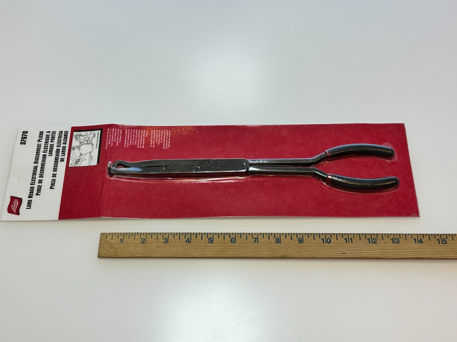 NEW Lisle Tools 13.5″ Double X Jointed Electrical Plug Disconnect Pliers #37970