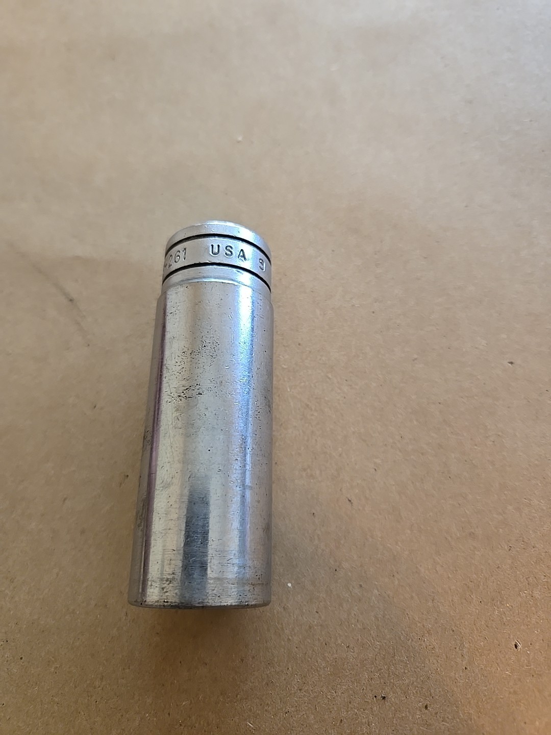 Snap On 1/2″ Drive 13/16″ 12PT SAE Deep Chrome Socket USA S-261