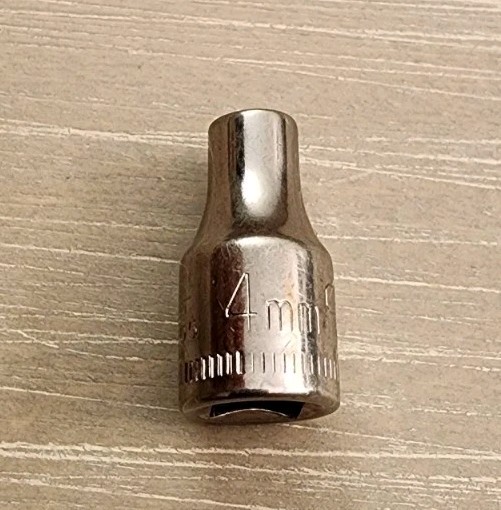 Craftsman 4mm Socket 6 Point 1/4″ Drive Inverted G1 43505