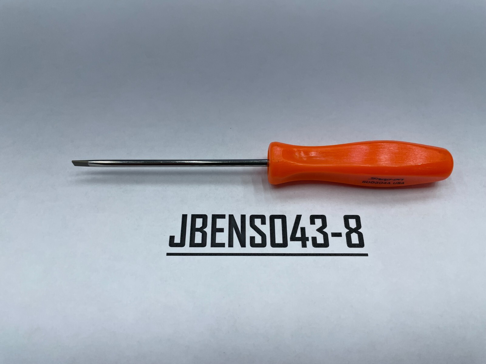 Snap-on Tools USA NEW ORANGE 1/8″ Mini Hard Grip Flat Head Screwdriver SDD304AO