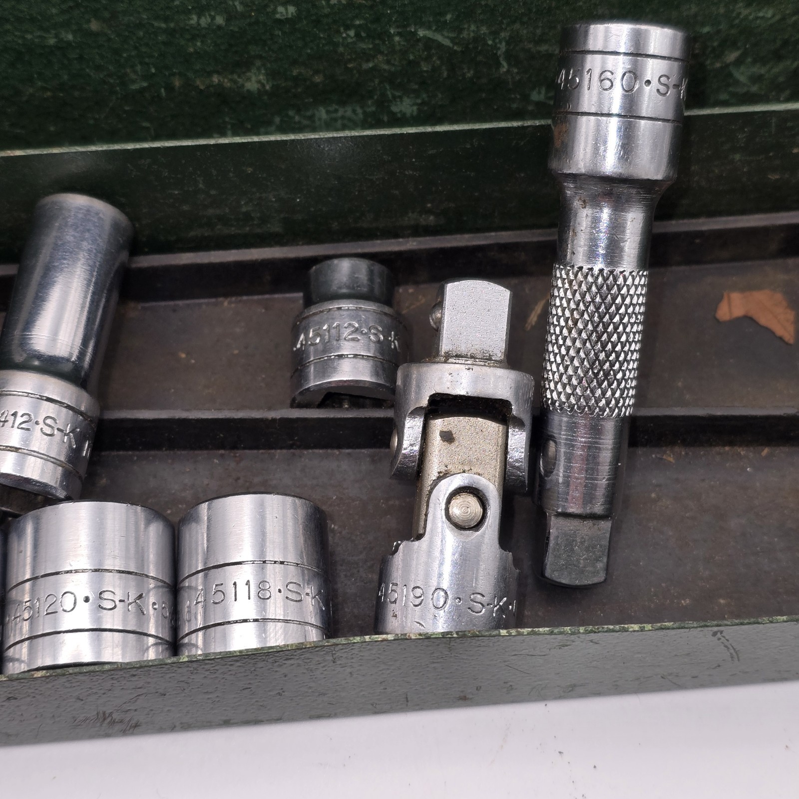 S-K Tools 3/8 SAE 17 Pc 12 Point 6 Point Socket Set Mac Craftsman 20 Photos READ