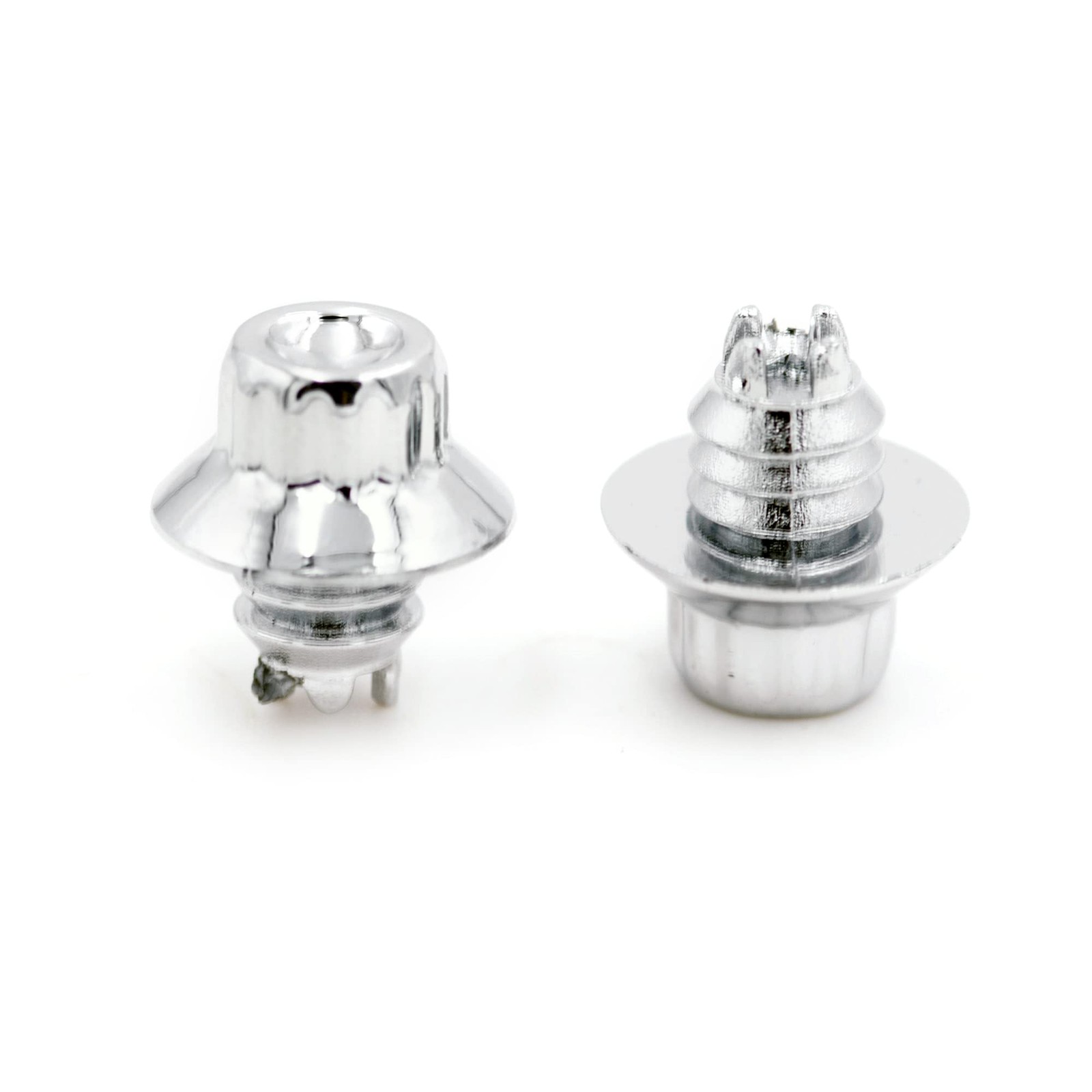 RTRHINOTUNING 50pcs Wheel Top Diameter 13mm, Thread 6.9mm, Chrome