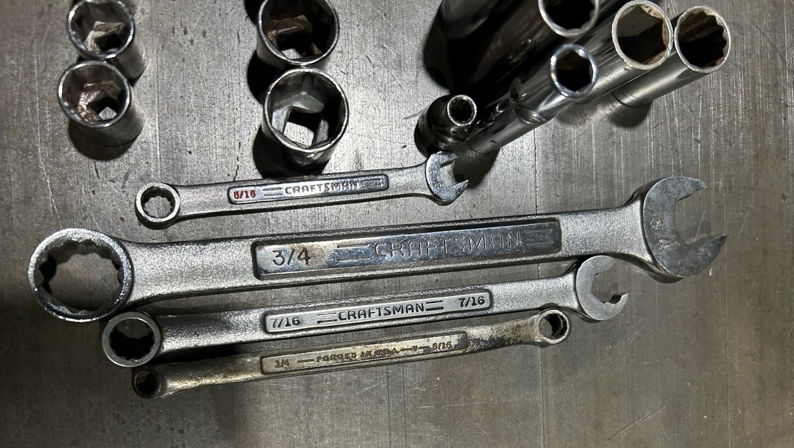 CRAFTSMAN Tools, Sockets, Wrenches, Ratchets, Metric SAE. All USA MADE 50Pieces!