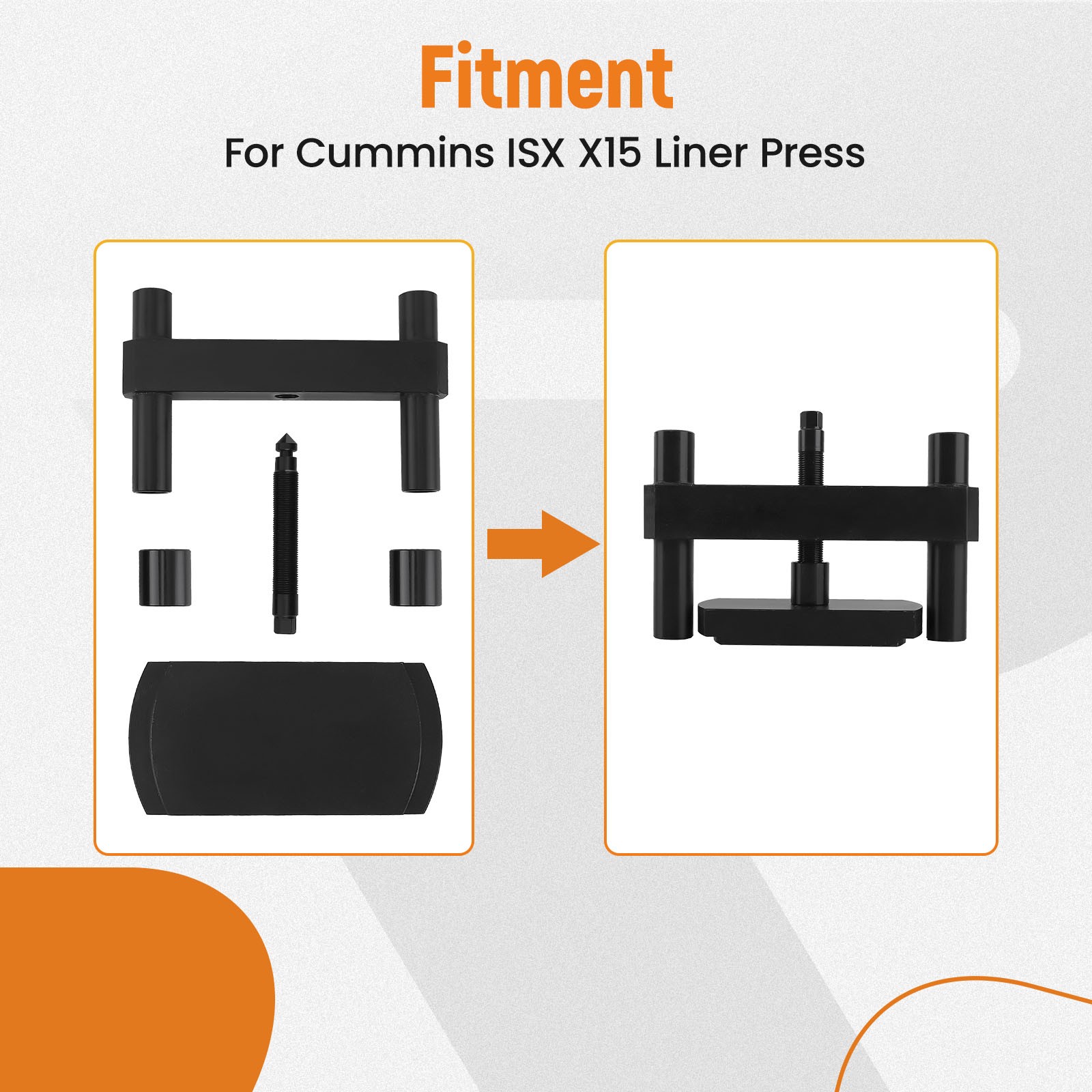 Cylinder Liner Press Installer Tool for Cummins ISX X15 3164606 ST-269. 3162461