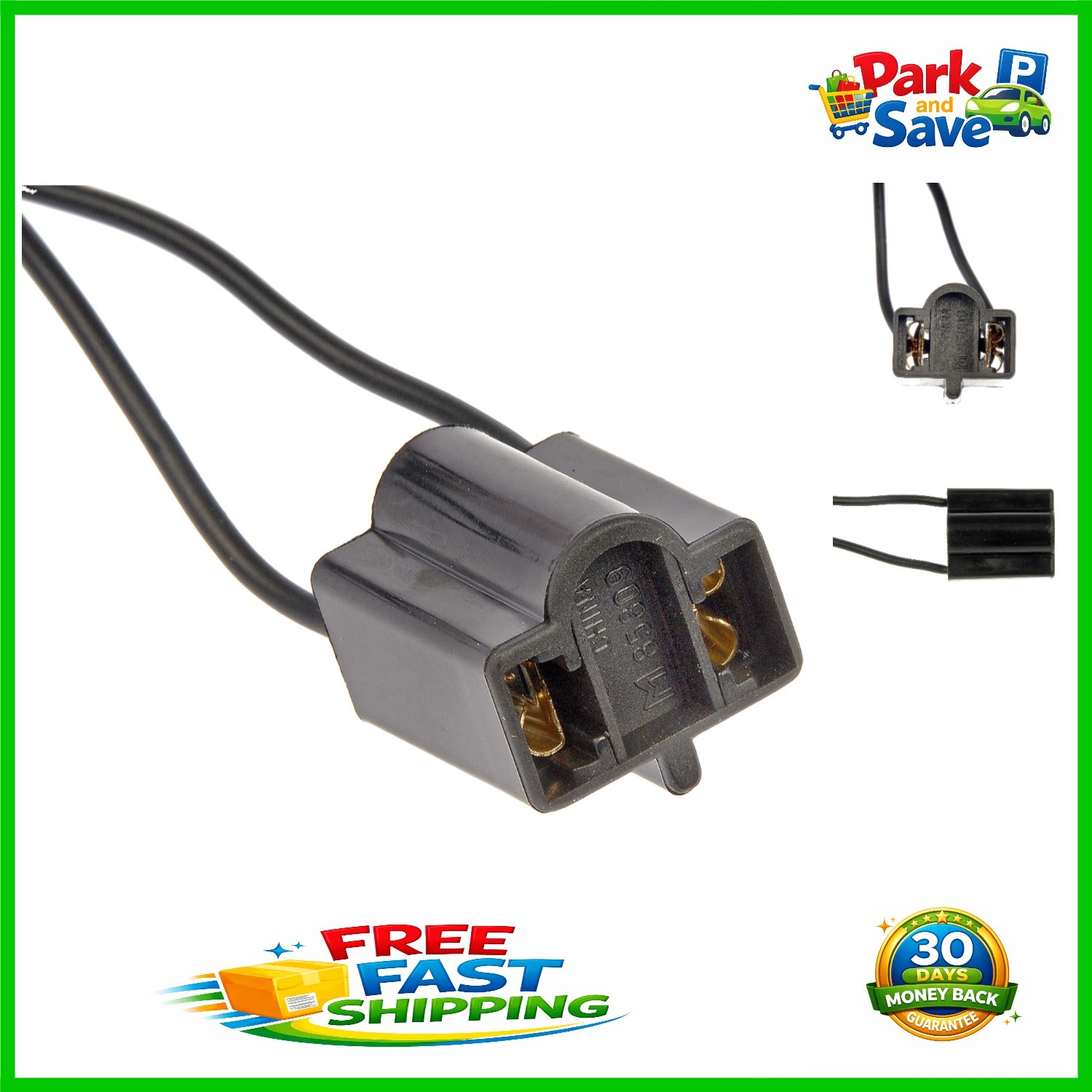 Reliable Pigtail Headlight Connector for 4001 Bulb – Direct Replacement Part