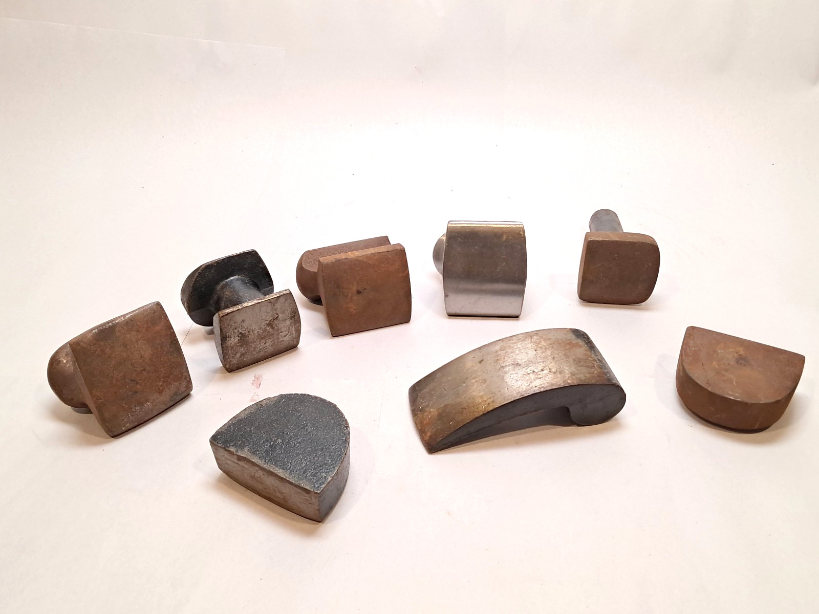 Vtg Auto Body Dolly Lot 8 Hand Anvil Fender Dent Repair Panel Beating Tools