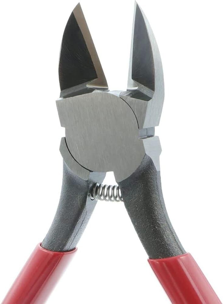 KEIBA PL-727 Nipper Plier Flat Blade For Plastic Red handle from Japan