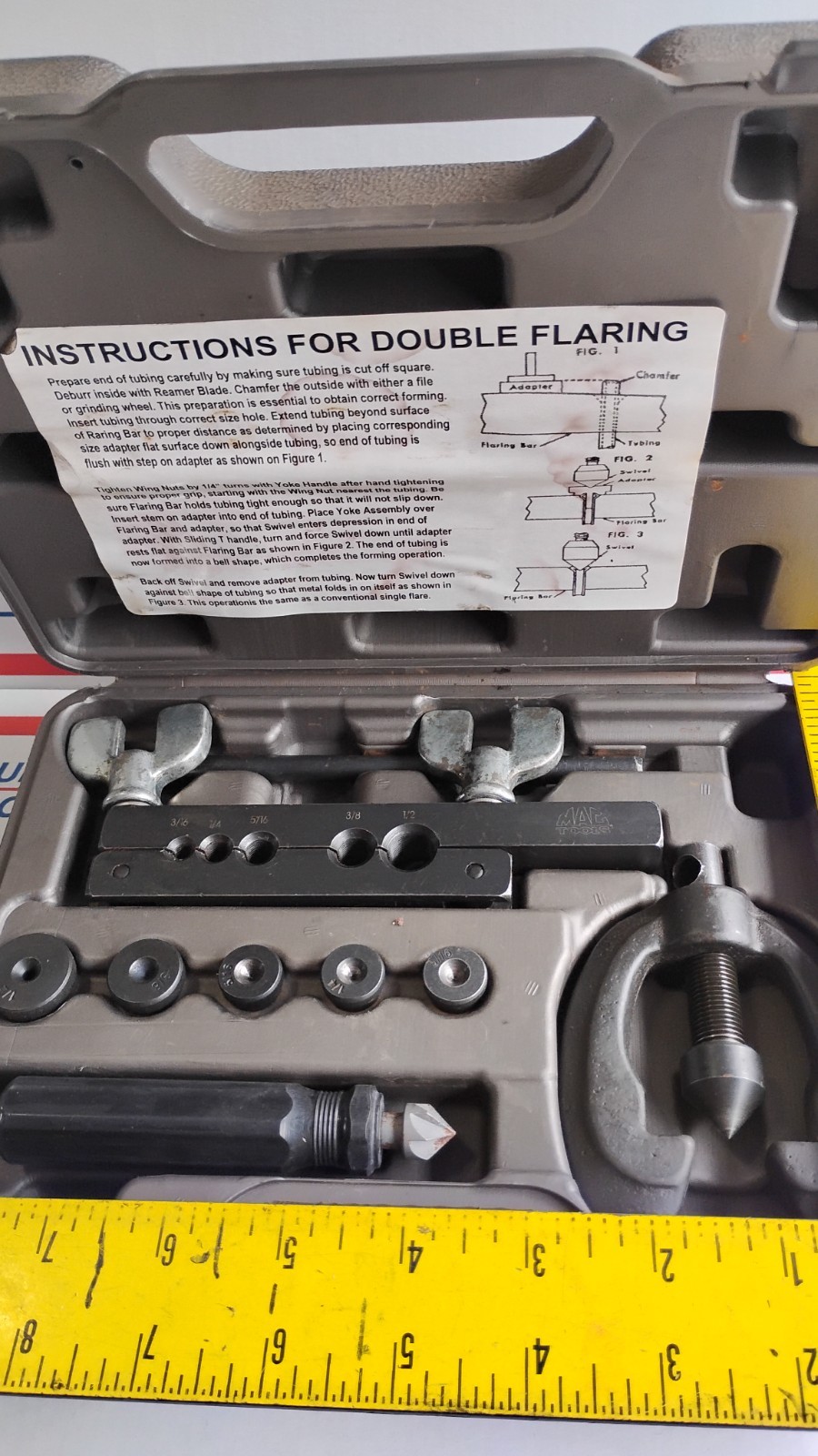 MAC Tools FT158B Metric Double Flaring Tool Kit Brake Line Fuel Line Flaring Set