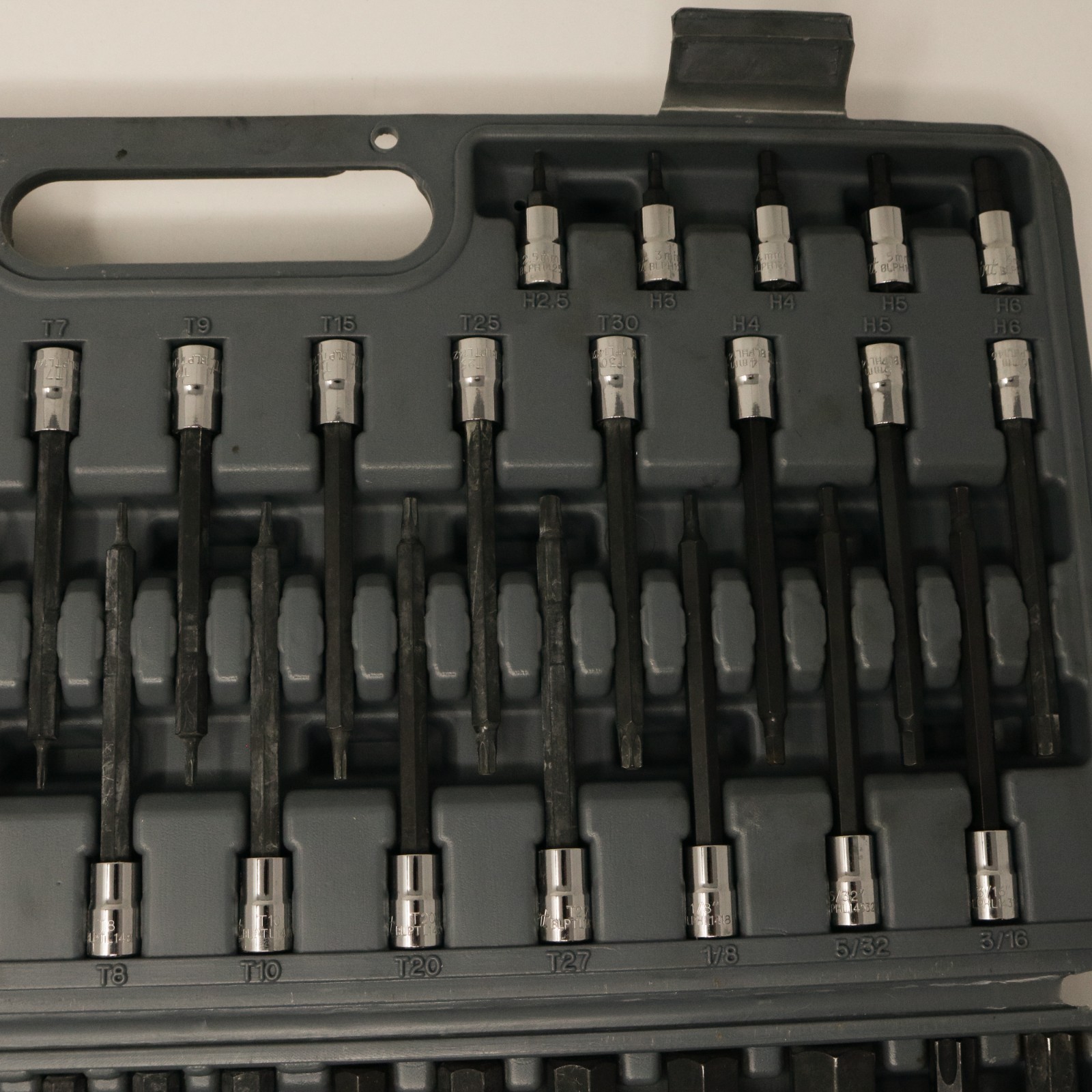 Blue-Point BLPTHC87 87 Pc Torx & Hex Bit Socket Set SAE/Metric Complete