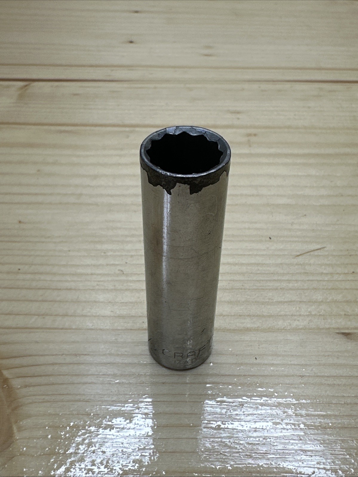 CRAFTSMAN VV-43312 1/2″ Deep 3/8″ Drive 12pt Socket USA