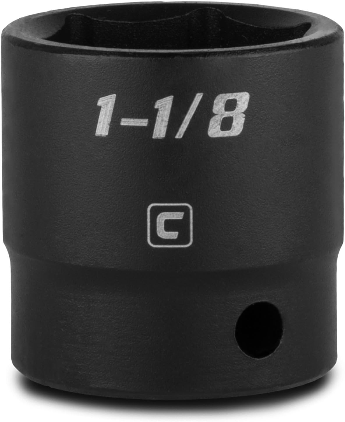 Capri Tools 1-1/8-Inch Shallow Impact Socket, 1/2-Inch Drive, 6-Point,