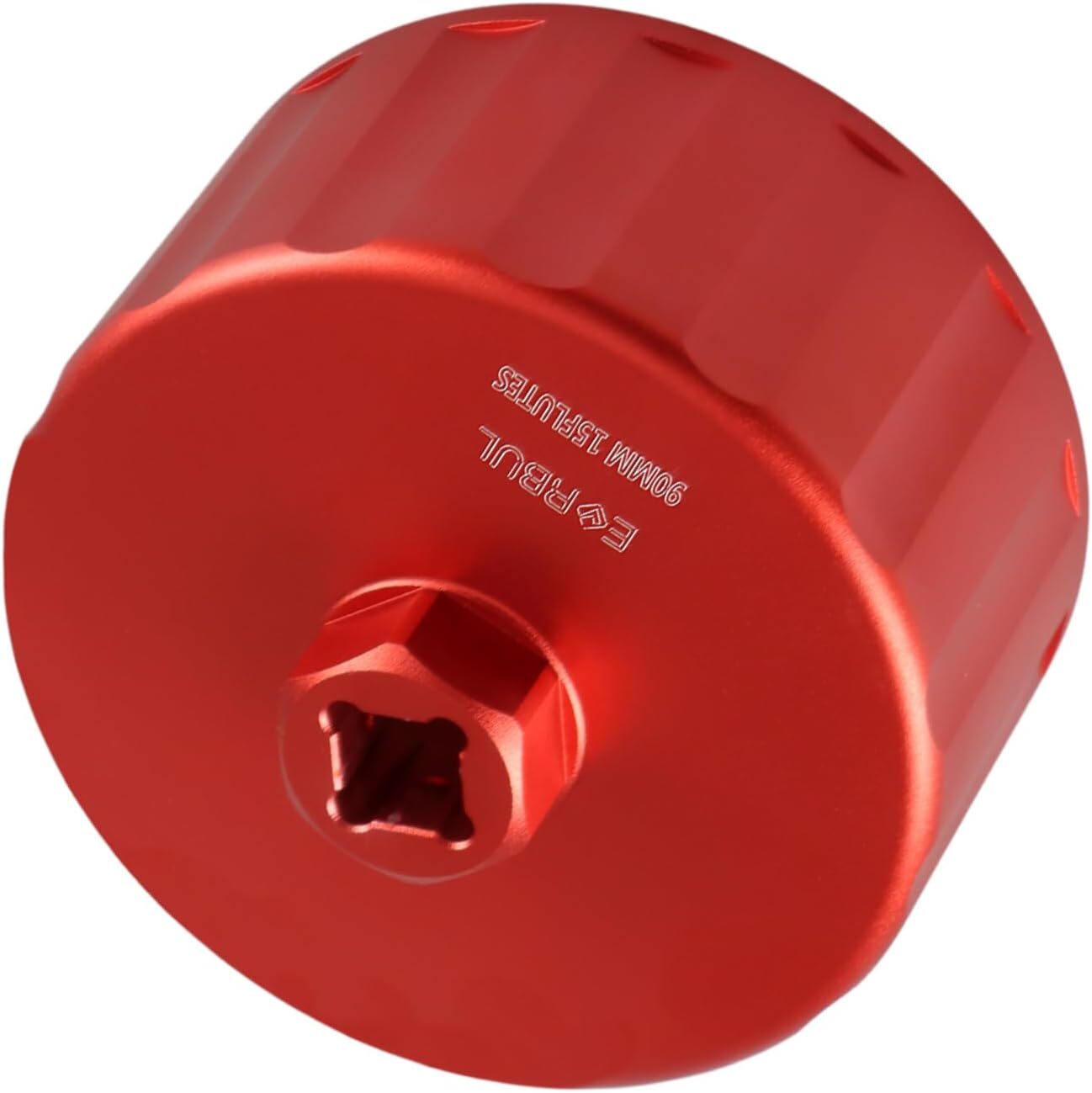 90mm 15 Flutes Oil Filter Cap Removal Socket Wrench for Jaguar Land 3.0L 5.0L