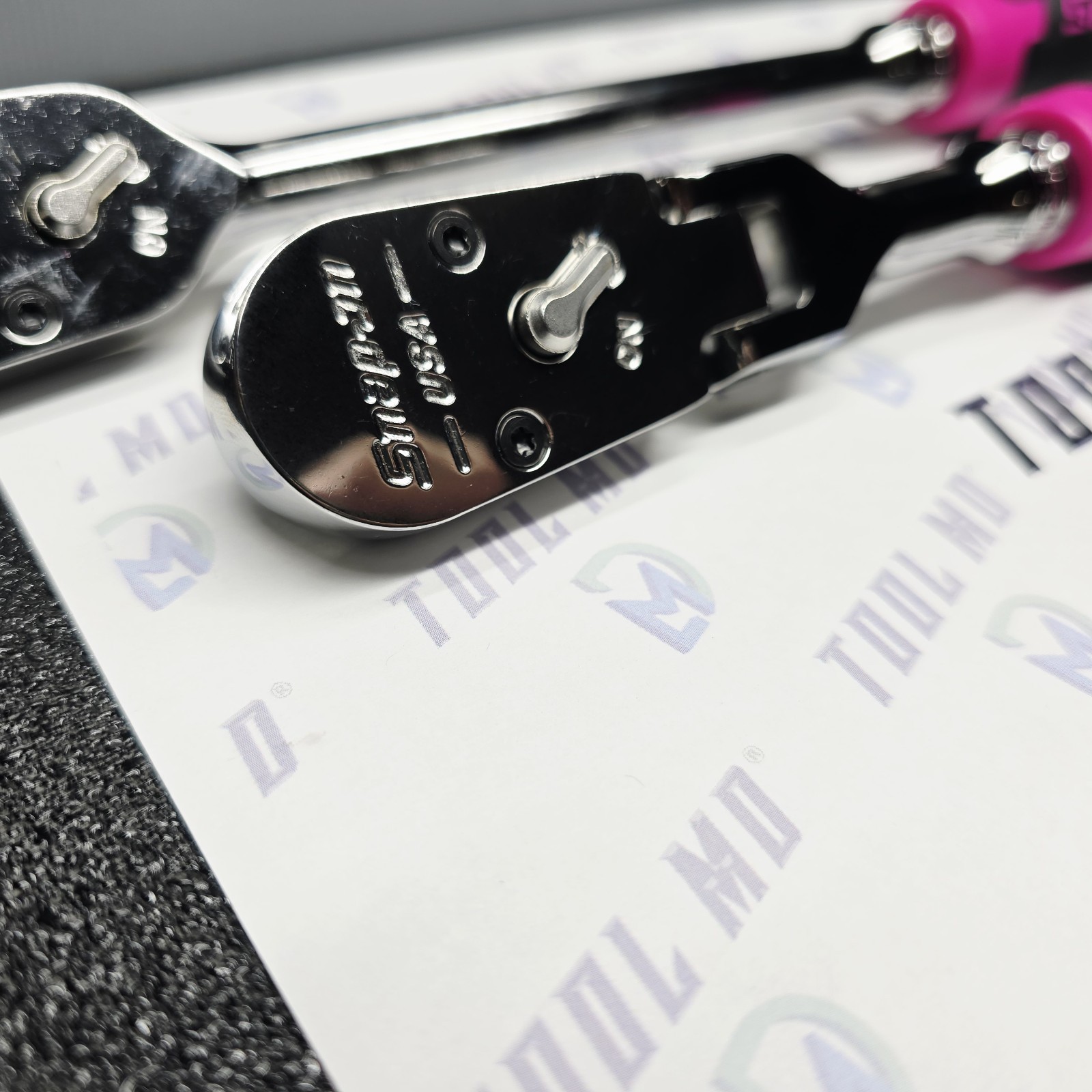 Snap-on Tools USA NEW ELECTRIC PINK 2pc 3/8″ Drive 100 Tooth Cynergy Ratchet Set
