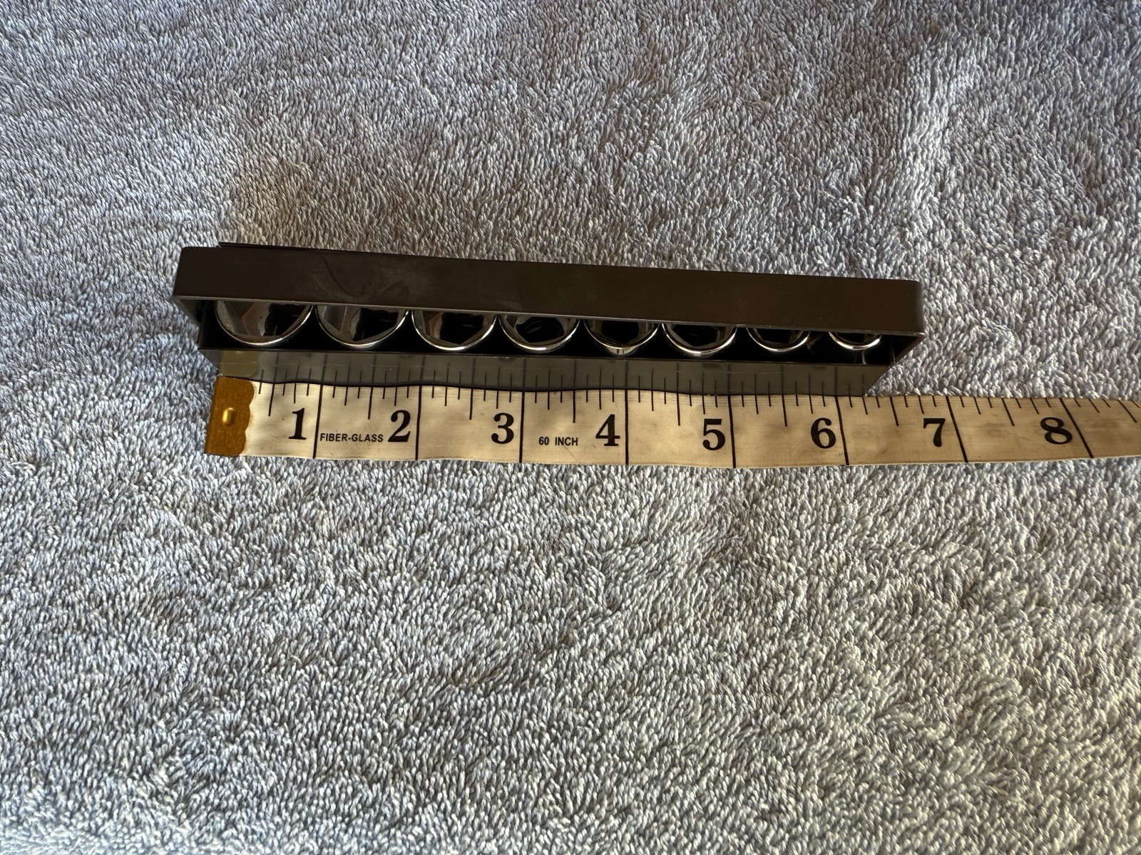 VINTAGE Craftsman USA Metric 3/8″ Dr. Shallow Socket Set 8pc 12pt 9mm-19mm