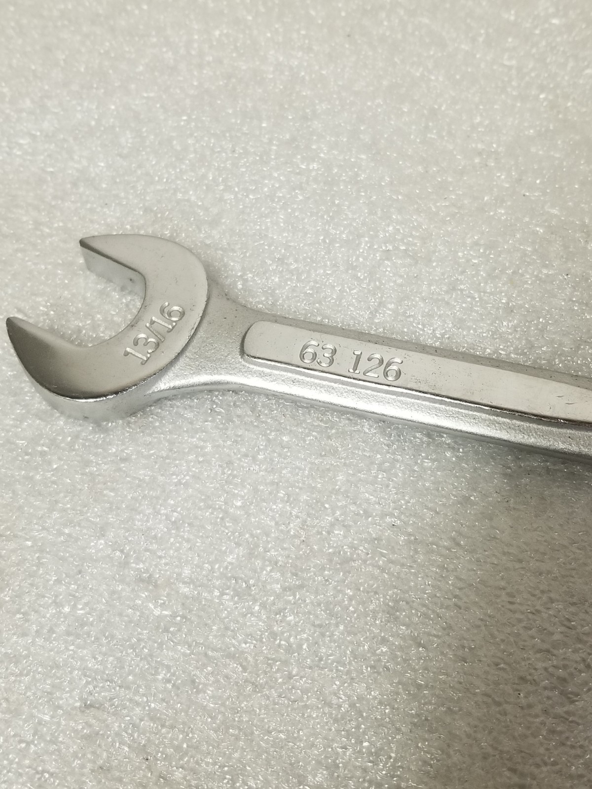 Easco 63-126 Combination Wrench Satin Chrome Finish 13/16″ Made in USA