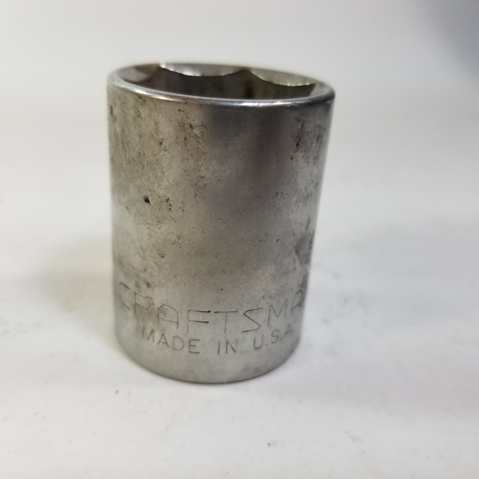 Craftsman Vintage 7/8″ 6 Point 1/2″ Drive Shallow Socket 44064 G Made in USA