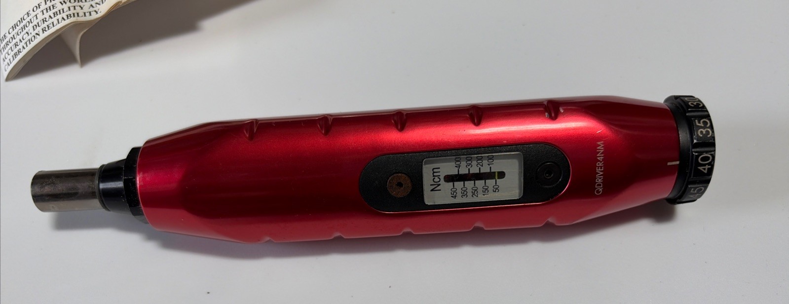Snap On USA QDRIVER 4NM