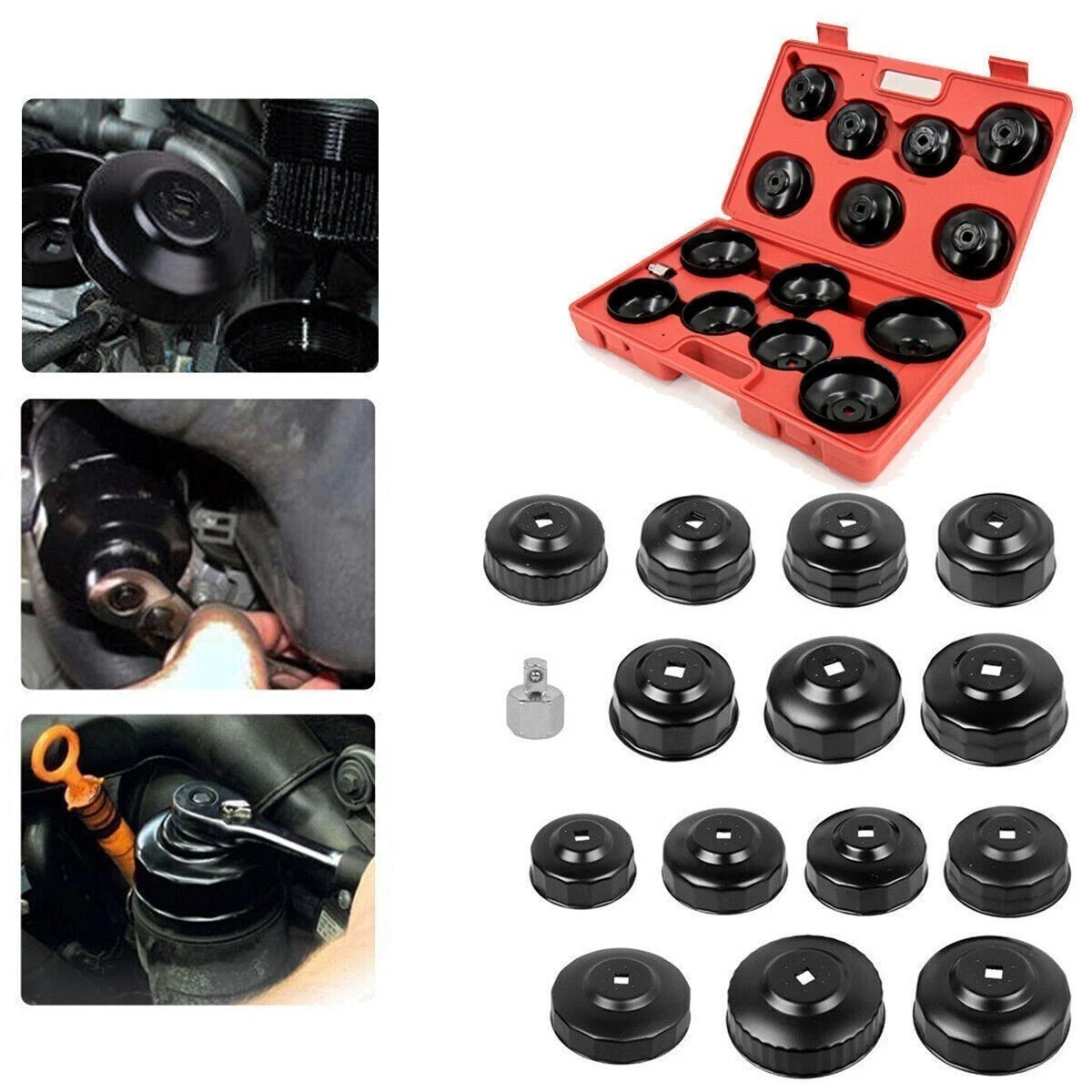 6 Spline & 7 Spline Lug Nut Socket Set, Drive Wheel Lock Key,Locking Nut Removal