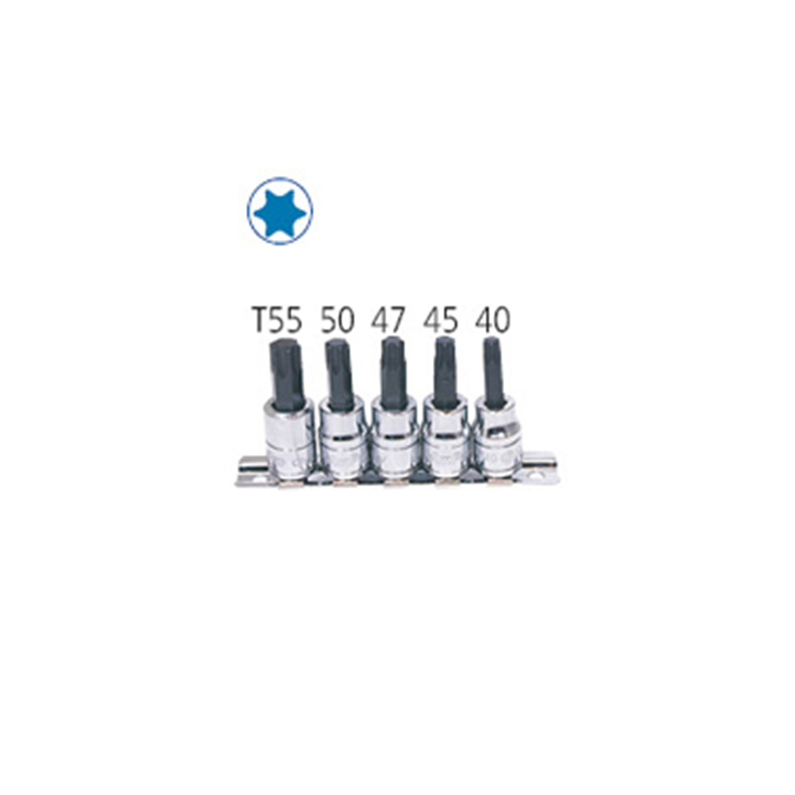 5PCS 3/8″ Drive Star Bit Socket Star Bit Socket Set SB-TBS5