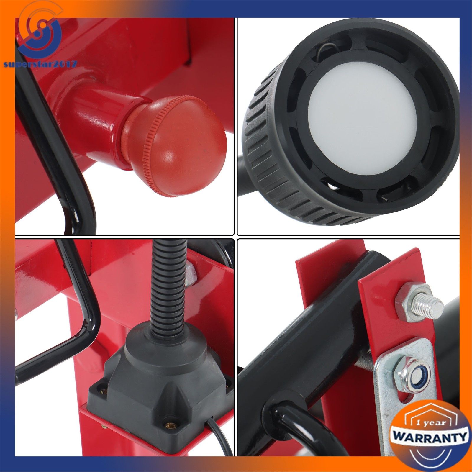 Manual Car Truck Tire Spreader Auto Tire Changer Repair Tool & Led Light