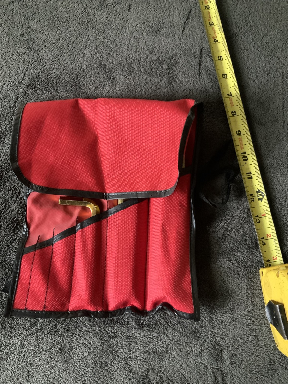 Snap On Hex Key Set, Missing Couple…see Pics….in Canvas Case….
