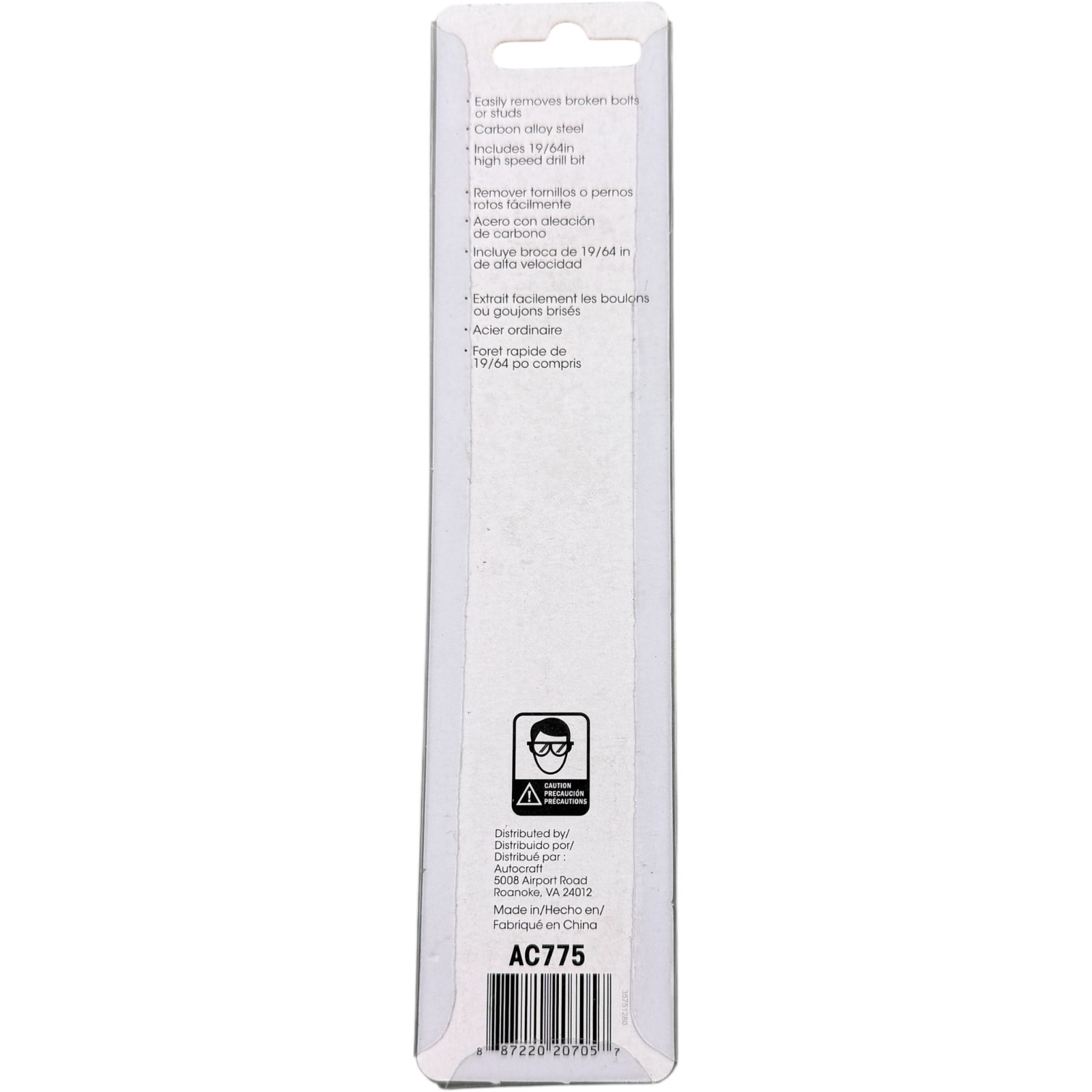 Autocraft AC775 Spiral Screw Extractor pack of 2