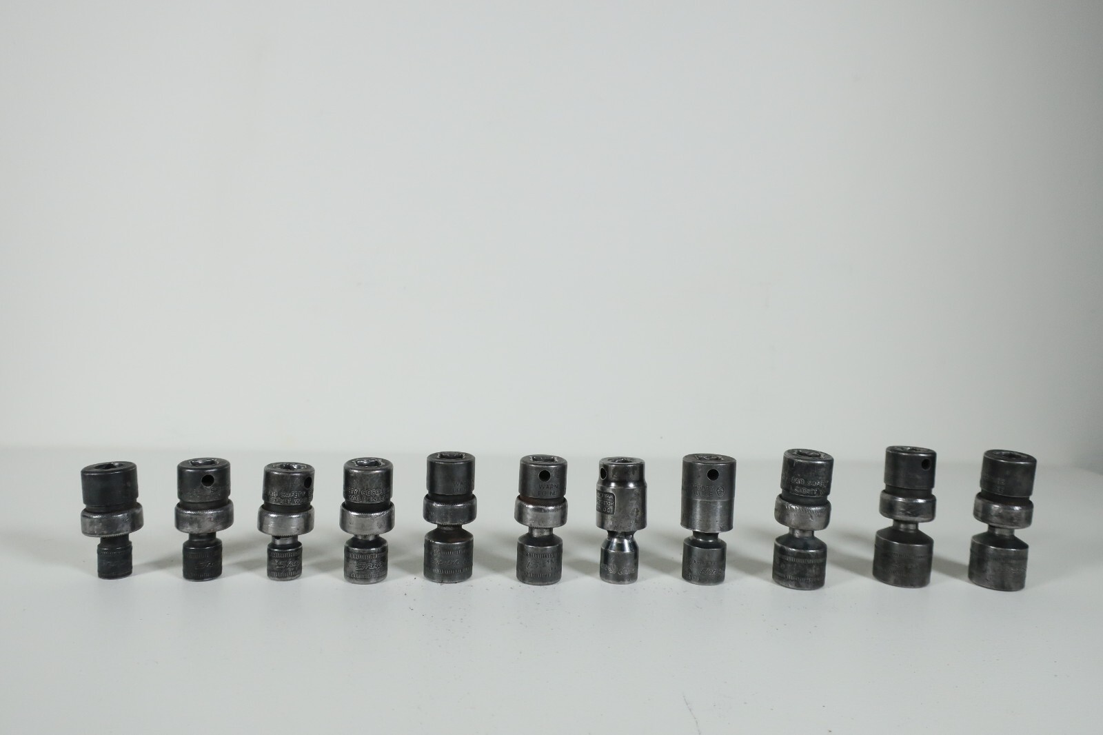 Snap On 3/8″ Drive 11pc Metric Swivel Impact 6pt Socket Set(9mm-19mm)IPFM