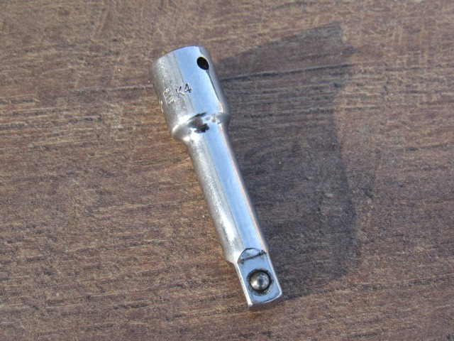 MAC TOOLS M2E 1/4″ DRIVE 2″ EXTENSION M2 E 2 INCH CHROME EXT NICE USED