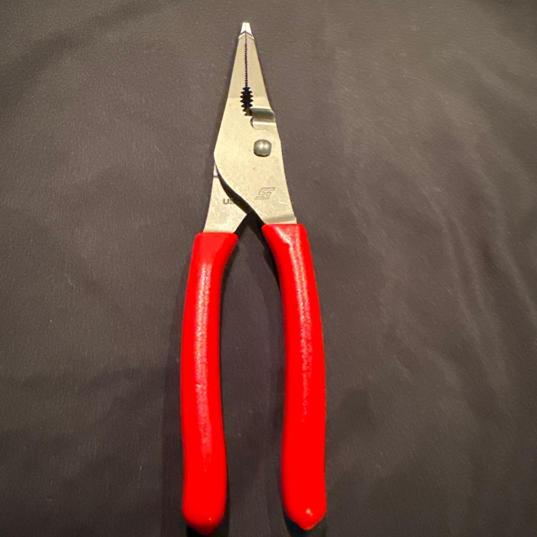 Snap On LN47ACF Needle Nose/Slip-Joint Combination Plier Unused from Japan