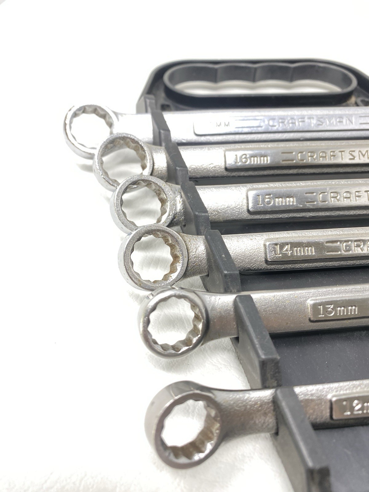 Vintage Craftsman USA Made Metric Combination Wrench Set 8pc Set 10-17mm Clean!