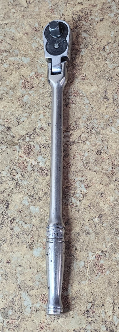 Snap On F731 Long Handle Ratchet Flex Head 3/8″ Drive Vintage Pre-owned