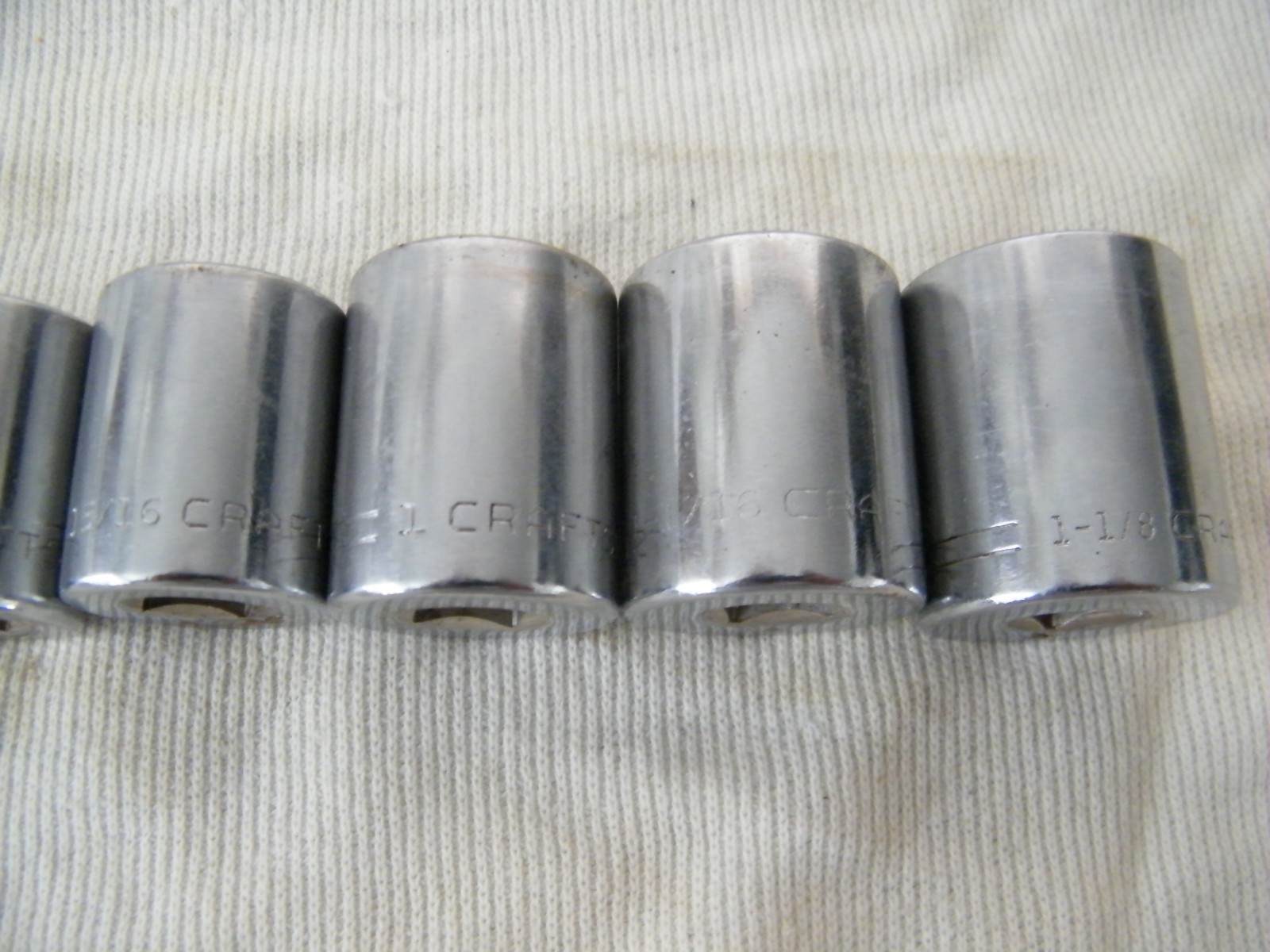 12-piece CRAFTSMAN 1/2 drive Shallow 7/16″ to 1-1/8″ 12-p Socket Set USA