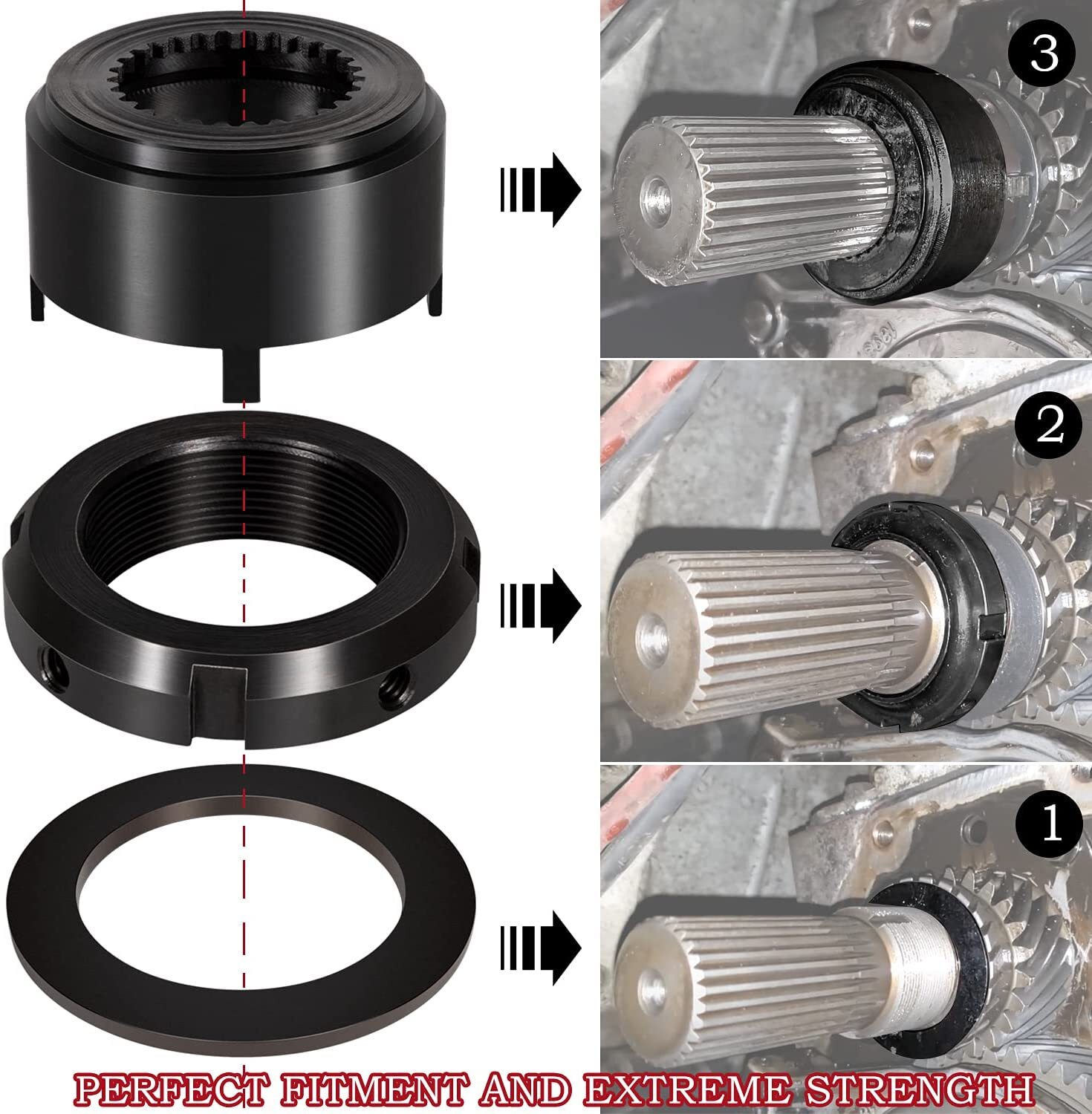 5th Gear Lock Nut Retainer Kit for 1994-05 Ram 2500 3500 4WD NV4500 Transmission