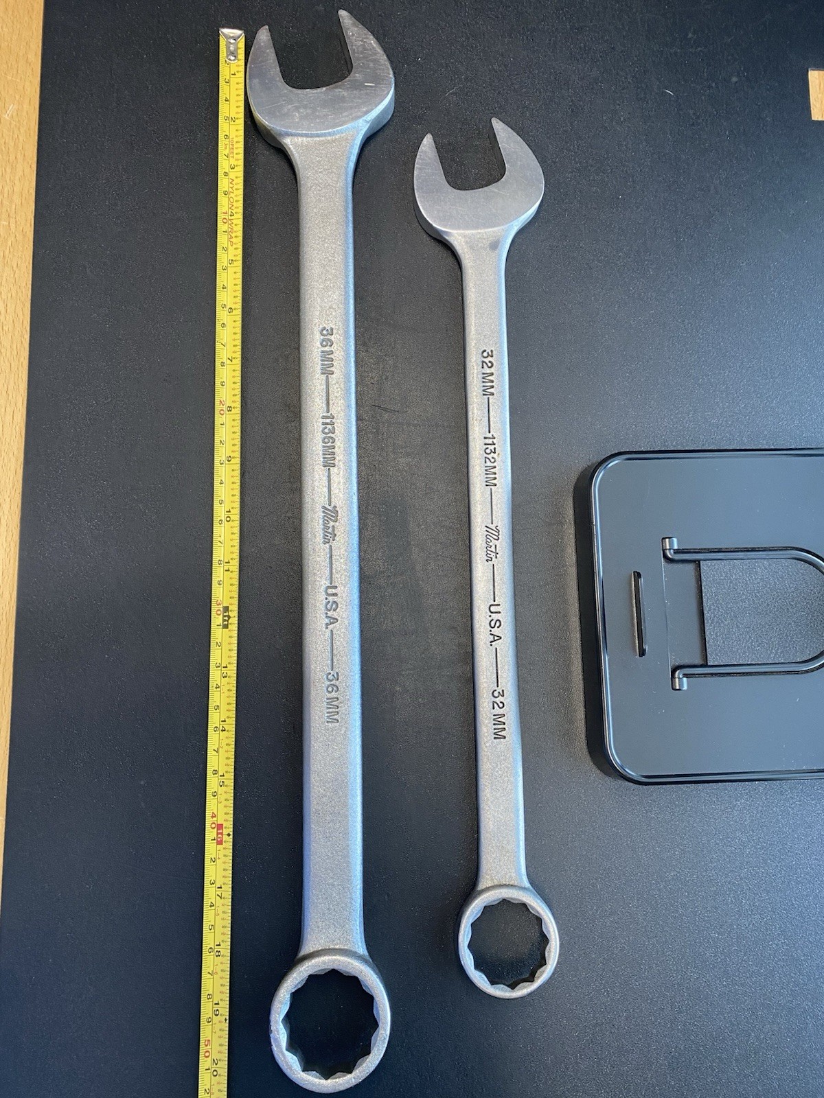 Martin Tools 36mm And 32mm Combination Wrench USA 1136mm, 1132mm