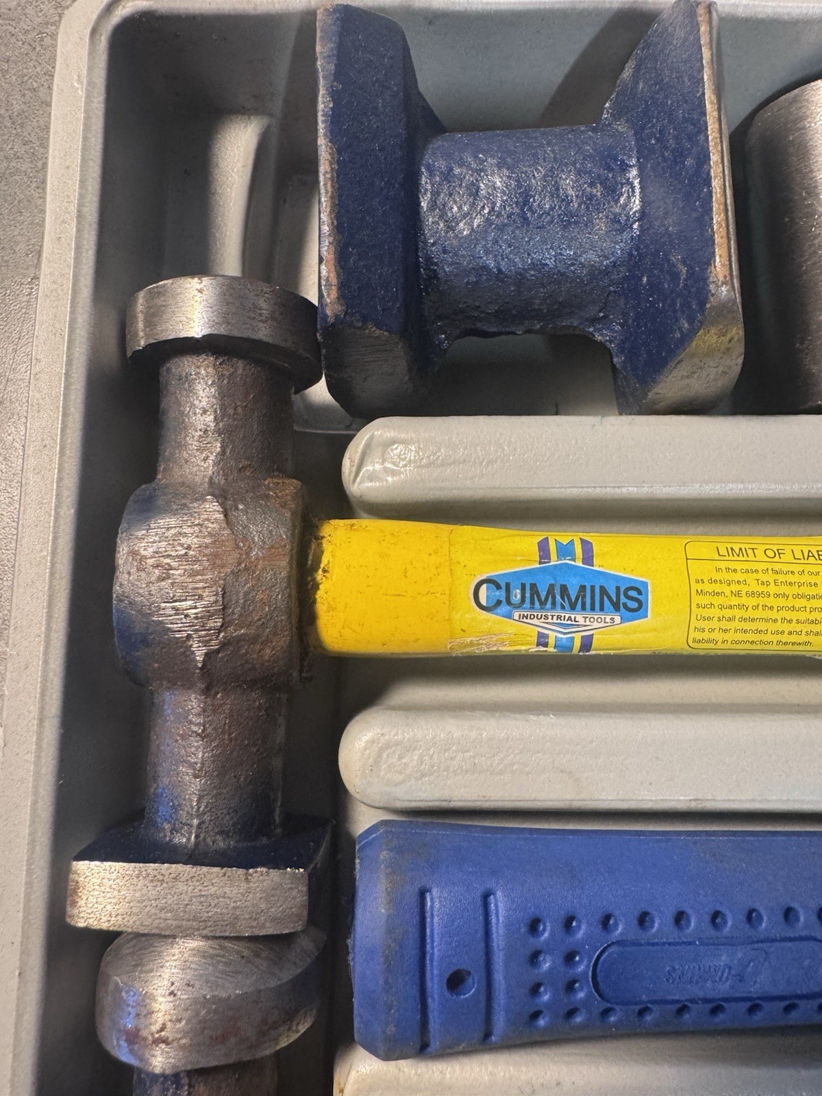 Cummins Auto Body Hammer & Dolly Set Sheet Metal Repair Kit w/ Case