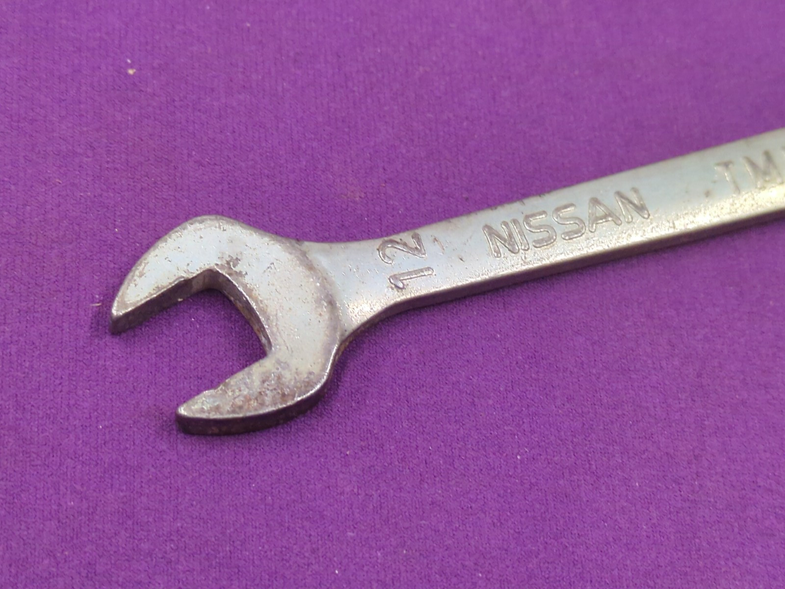 Vintage NISSAN Datsun Tool Kit 12mm & 14mm Open Ended Spanner