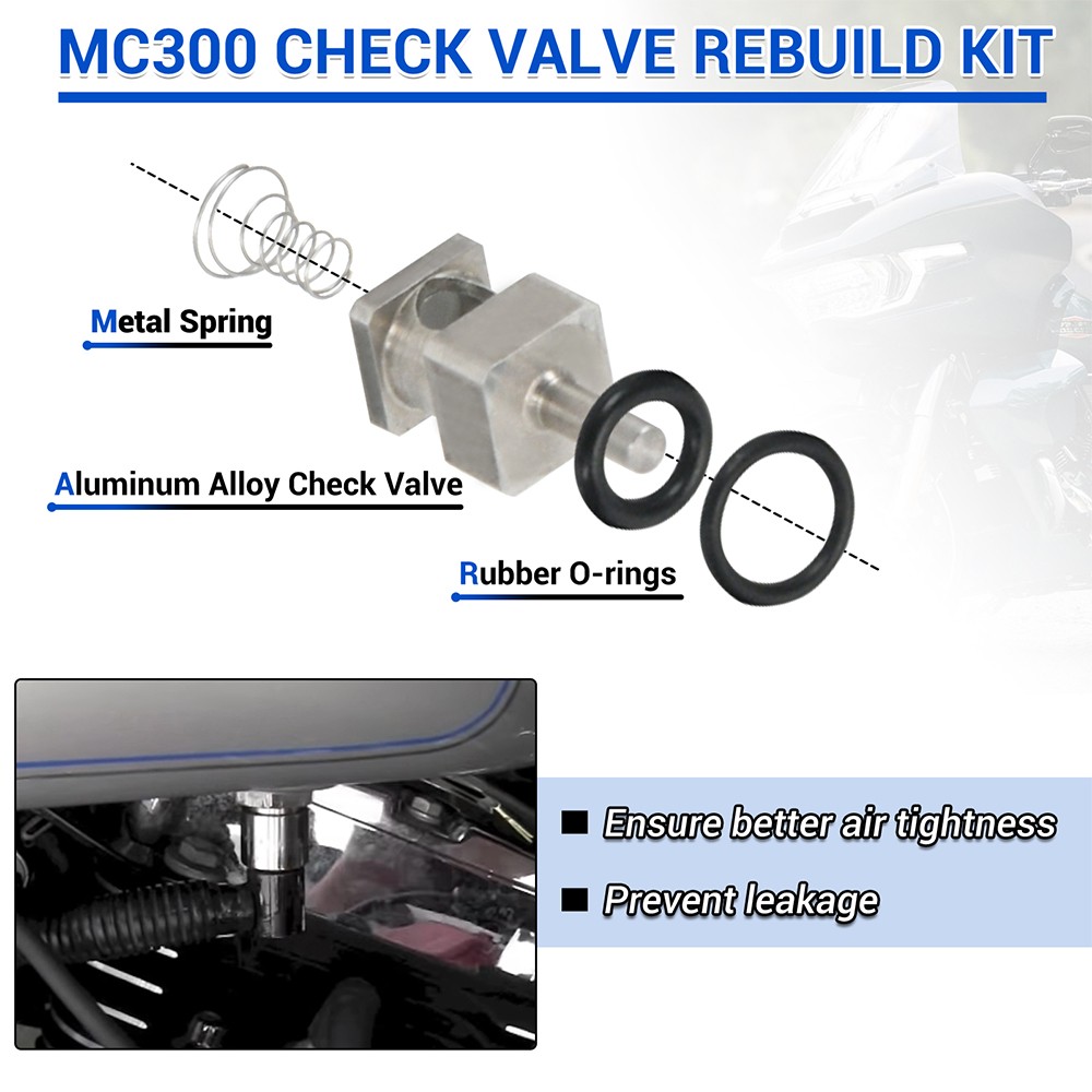 Fuel Check Valve Service Kit for MC400 and MC300 For EFI Vehicles 2001-2026