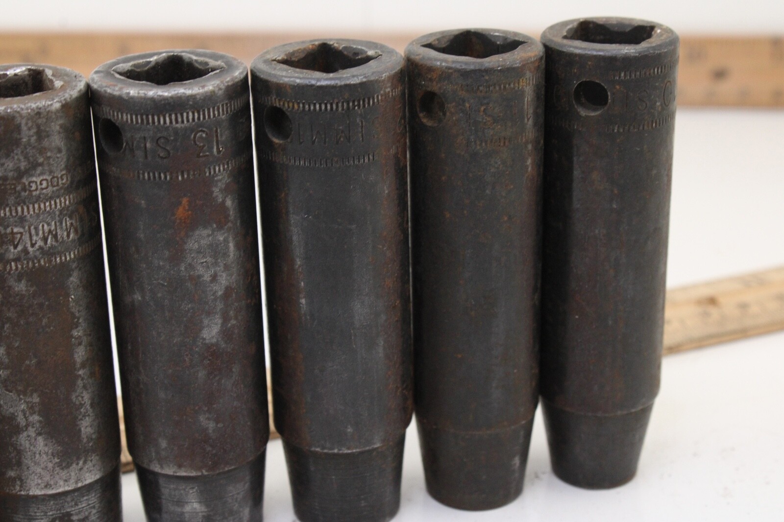 Snap On SIMM100-SIMM170 10-17mm 8 Piece 1/2″ Drive 6 Pt Deep Impact Socket SetUS