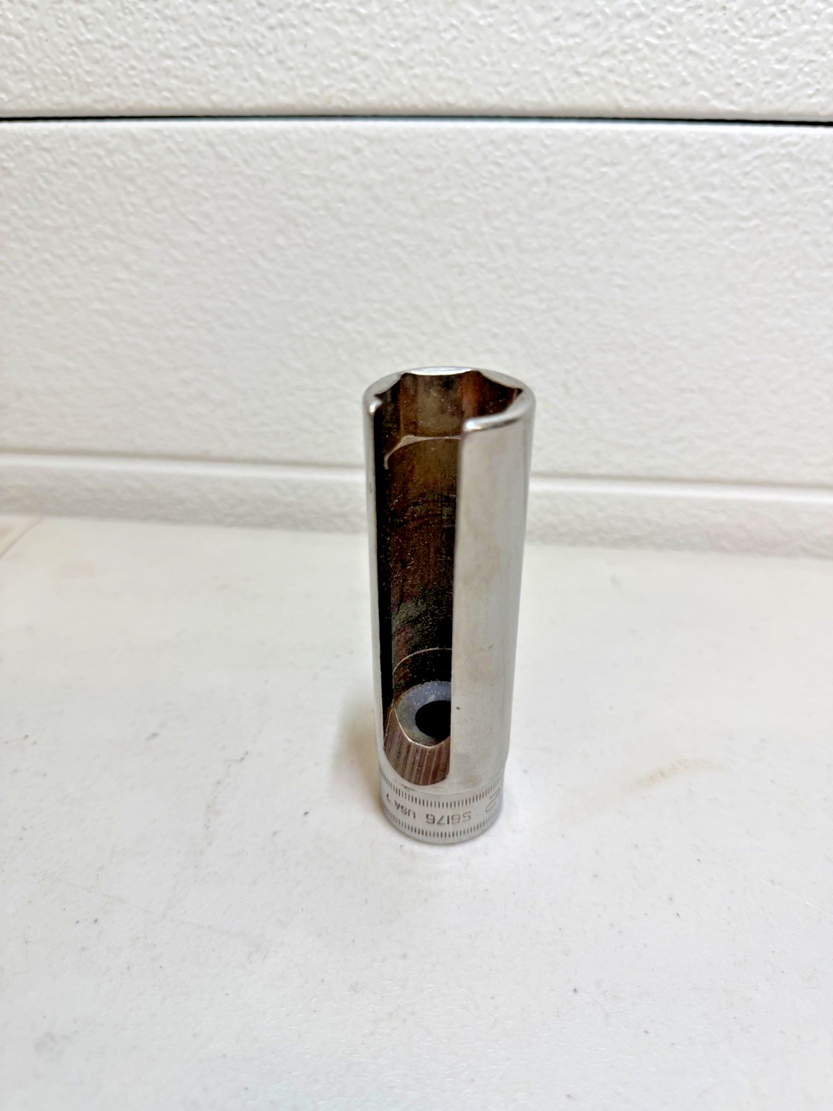 Snap On S6176 Metric 1/2″ Drive Deep 22mm Oxygen Sensor Socket Used