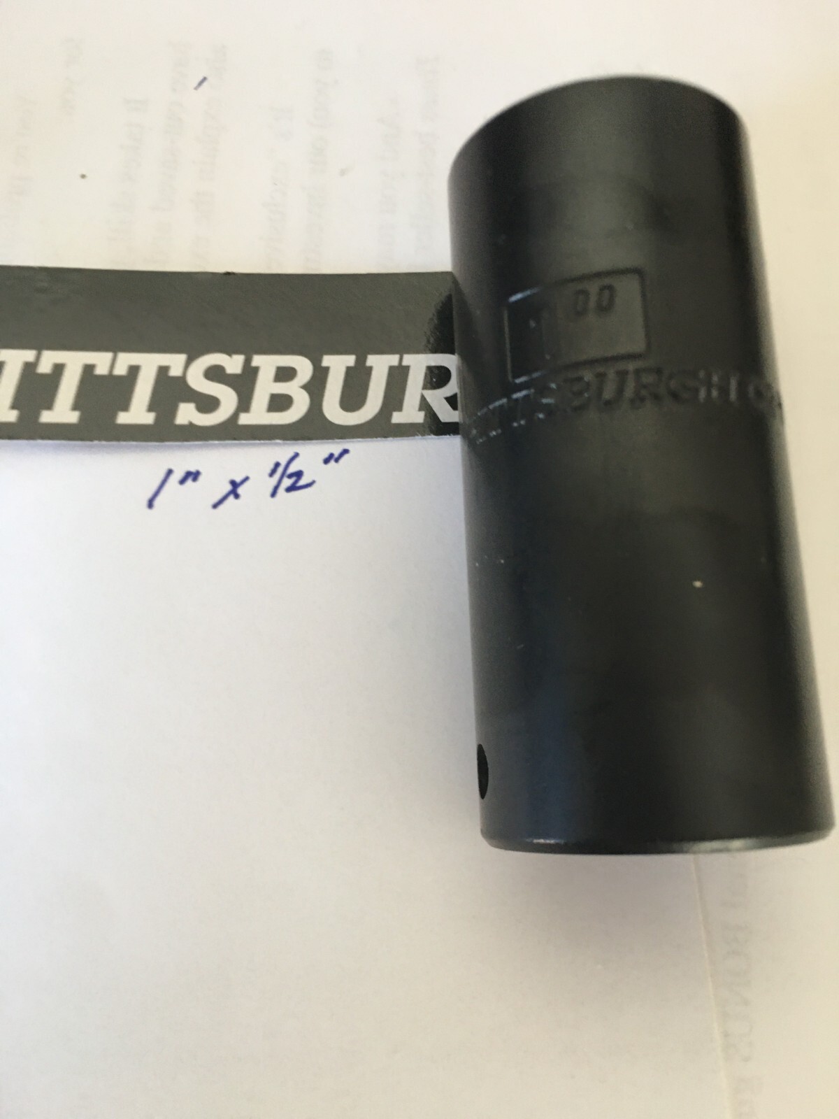 Pittsburgh 1″ x 1/2″ Deep Impact Socket – 6 Pt – Free USA Shipping