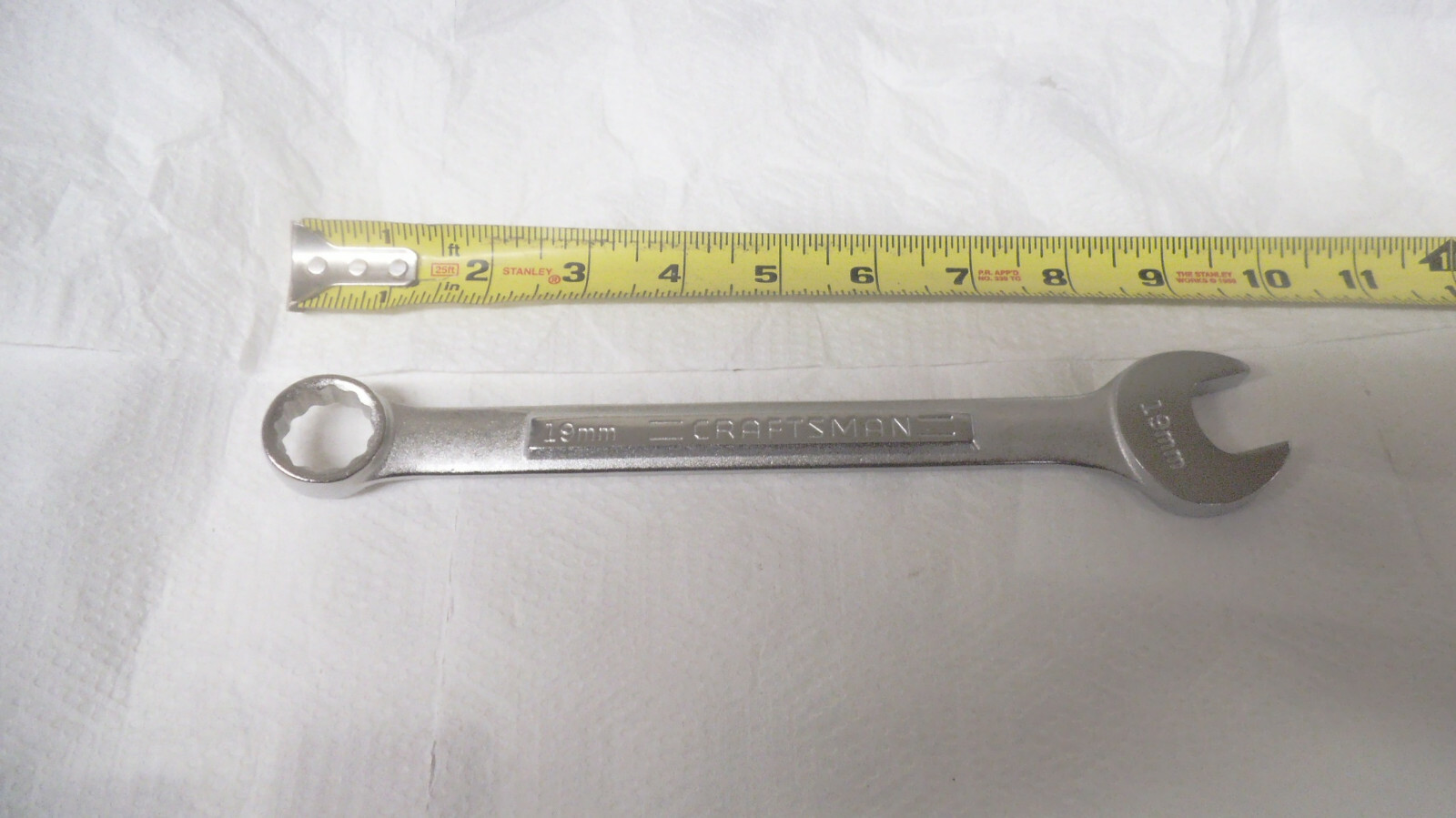 Craftsman 12pt MM combination wrench, size 19mm, 42921, new