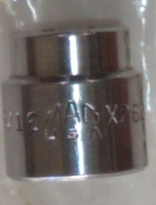 MAC Tools X262 3/8″ DR. 13/16″ SOCKET, SHALLOW, 12 POINT.